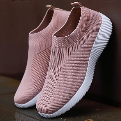 Breathable Flats Elastic Flat Shoes For Women Sneakers