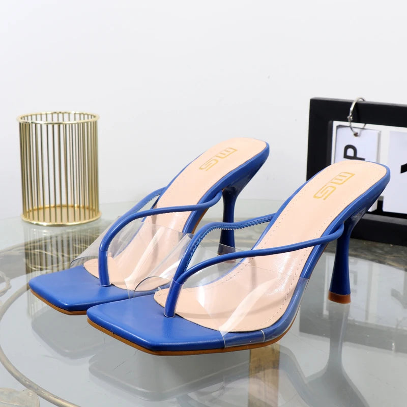 women stiletto flip flops