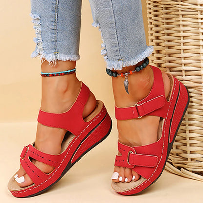 Summer Women Shoes Sandals Open Toe Walking Shoes Soft Ladies Shoes Wedge Women Shoe Party Sandal Women Female Footwear