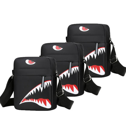 Casual Men Shoulder Messenger Bag Nylon Cell Phone Bag Unisex Crossbody Pack Travel Waist Pack Male Chest Pouch
