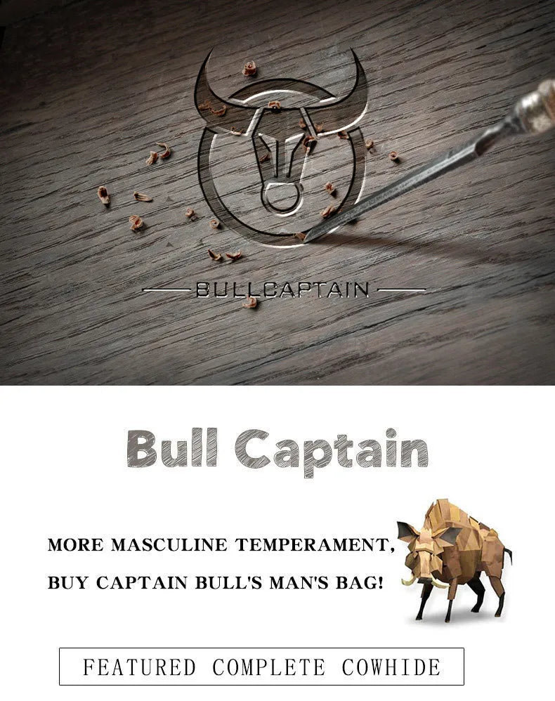 BULLCAPTAIN Genuine Leather Men's Key Card Bag High-quality Multi-function Key Box Car Key Chain Wallet Mini Card Bag Key Clip
