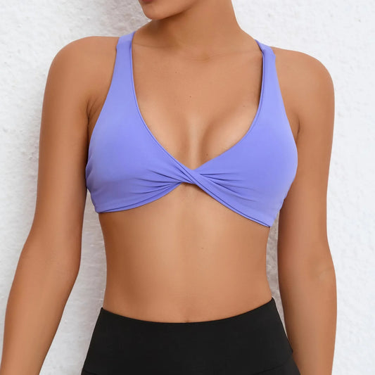 Sport Bra Women Seamless Gym Anti-sweat Breathable Yoga Shockproof Crop Top
