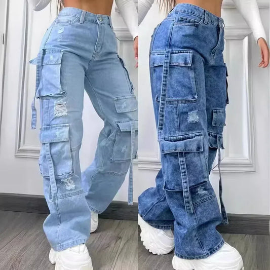 Ladies High Waist Denim