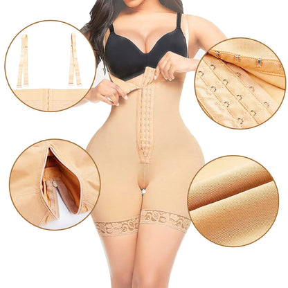 New Arrival High Compression Fajas Abdominal Board Post Surgery  Strapless Figure Corrector Tummy Control  Waist Body Shapewear