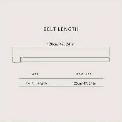 Stylish Men's PU Leather Belt - Fashion Belts for Daily Life, Leisure, Party, Festival, Work, and Business Automatic Buckle