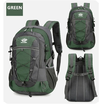 Waterproof hiking backpack, lightweight outdoor hiking bag, high-quality large capacity travel bag for hiking