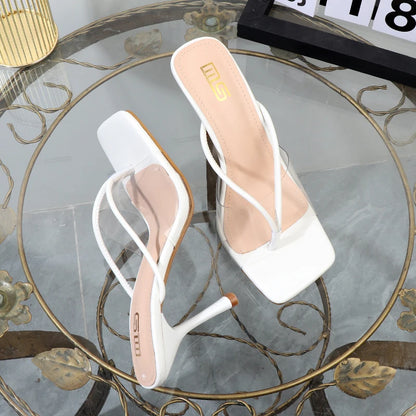 women stiletto flip flops