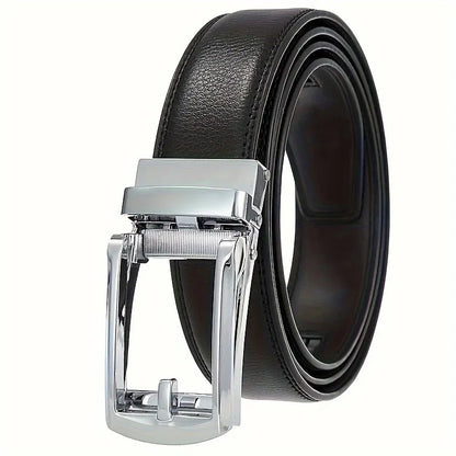 Fashion Business Men'S Belt Genuine Luxury Brand Belt Metal Buckle Belt High-Quality PU Leather Soft Belt With Cargo Pants Jeans
