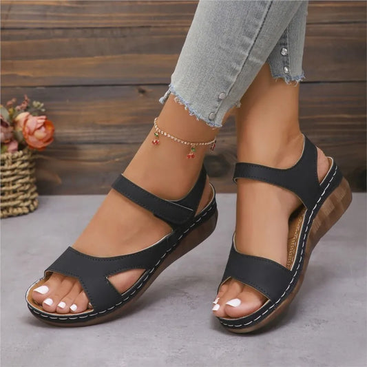 Summer Women Shoes Sandals Elegant Walking Shoes Beach Ladies Shoes Wedge Women's Sandals Non-Slip Footwear Sandal Women Female
