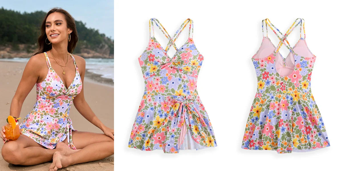 Women Swimwear Backless Beach Beach Dress