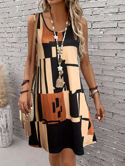 Spring Summer Women's Vacation Midi Dress