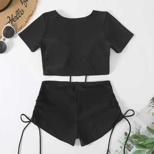 Swimwear Bikini Two Pieces Set