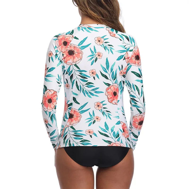 Women Surfing Two Piece Swimsuit