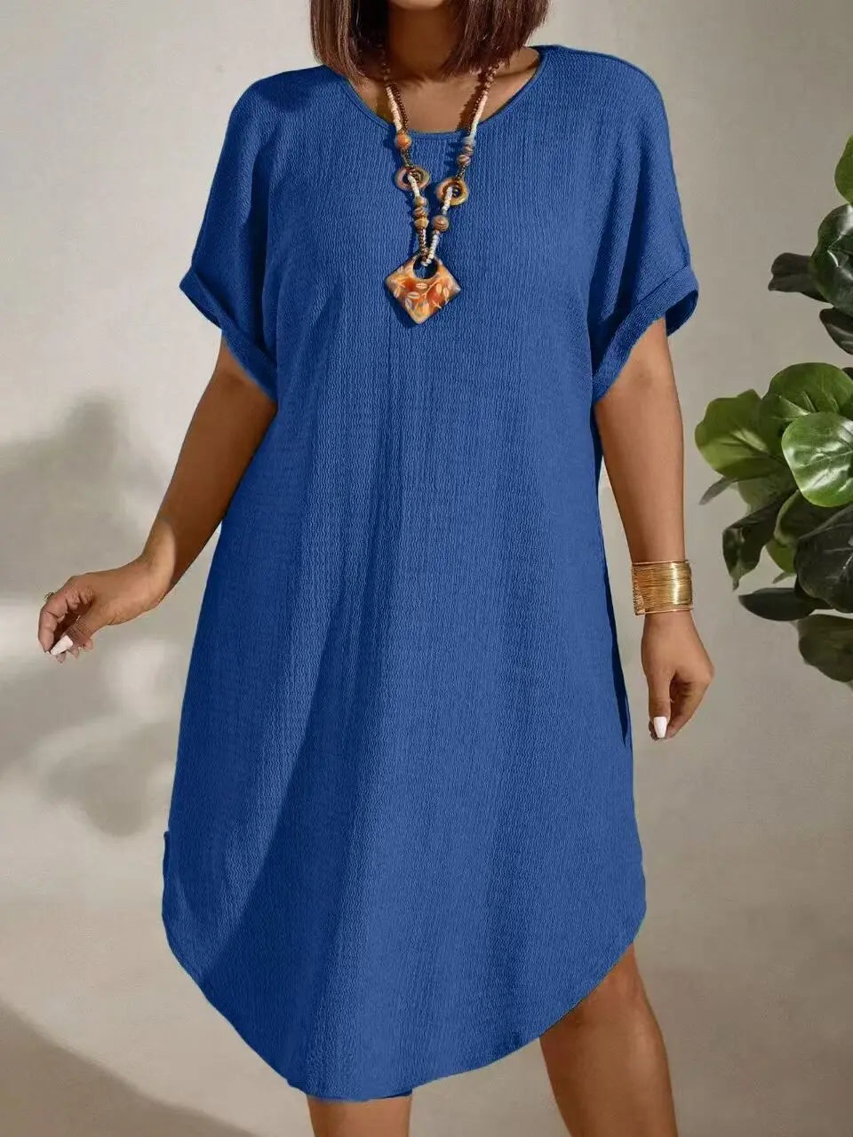 European and American plus-size summer dress