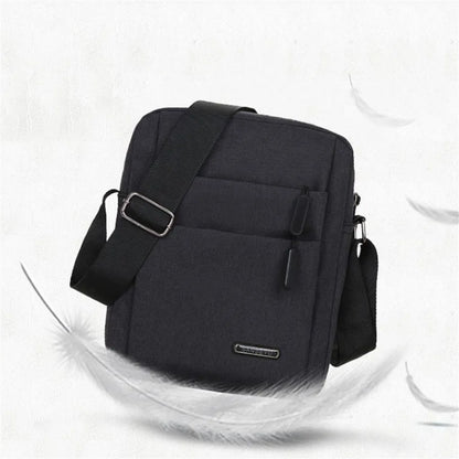 Oxford Men Crossbody Phone Bags, Multi-Layer Zipper Messenger Shoulder Bag Handbag & Purse for Business Travel Men's Bags Bolsas