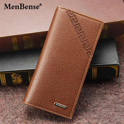 Men's Wallet Long Fashion Multiple Card Slots Men's Wallet Slim Long Thin Mens Luxury Wallet Designer Wallet Men with Coins Bag