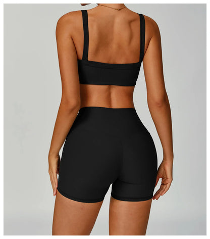 High Strength Sports Bra Women Anti-Sweat Fitness Top Yoga Bra Shockproof Crop Top Breathable Push Up Sport Bra Gym Workout Tops