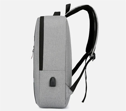 Waterproof Oxford Laptop Backpack for Men 15.6 Inch USB Charging Business Travel School Backpack High Capacity