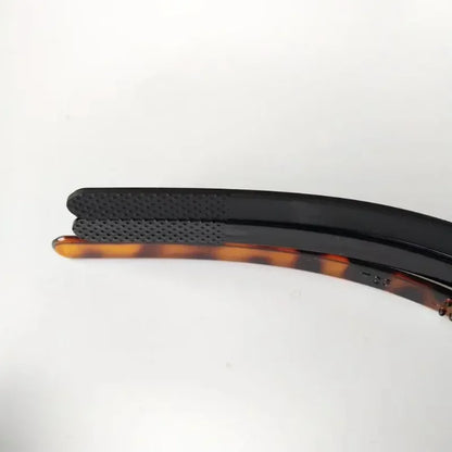 2024 Plastic Leopard Fashion Men Women Unisex Black Hair Head Hoop Band Sport Headband Hairband Hair Accessories