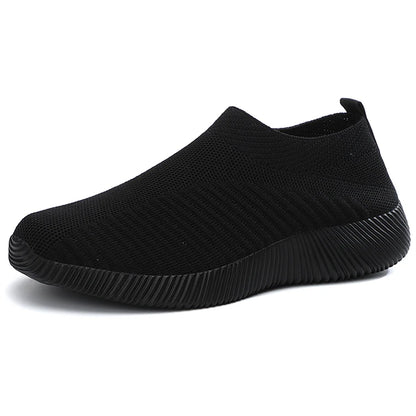 Breathable Flats Elastic Flat Shoes For Women Sneakers