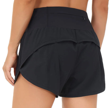 Gym Yoga Wear Sport High Waist Short Pocket Run Women Sportswear Fitness Outfi Push Up Quick Drying Summer Cycling Clothing Pink