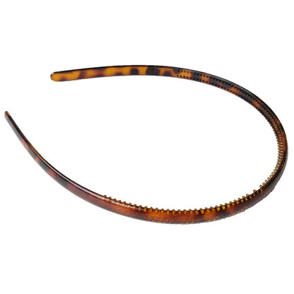 2024 Plastic Leopard Fashion Men Women Unisex Black Hair Head Hoop Band Sport Headband Hairband Hair Accessories