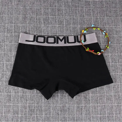 3PCS Popular Solid Women's Cotton Panties Boxer Underwear Ladies Breathable Letter Belt Briefs  Sports Female Knickers Boyshorts