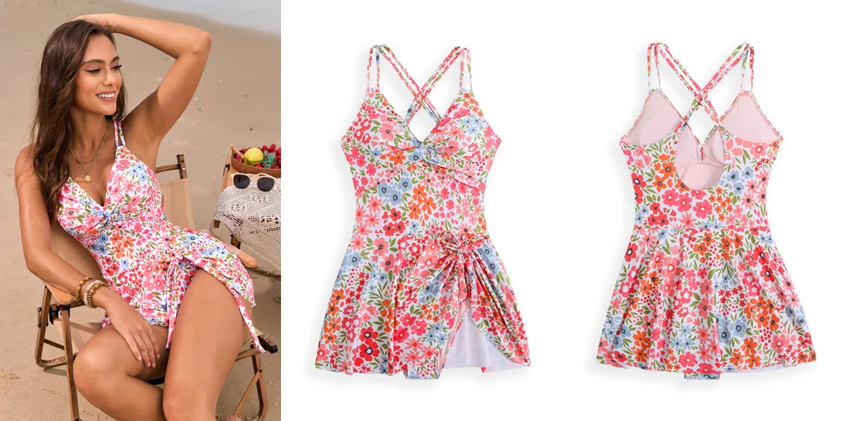 Women Swimwear Backless Beach Beach Dress