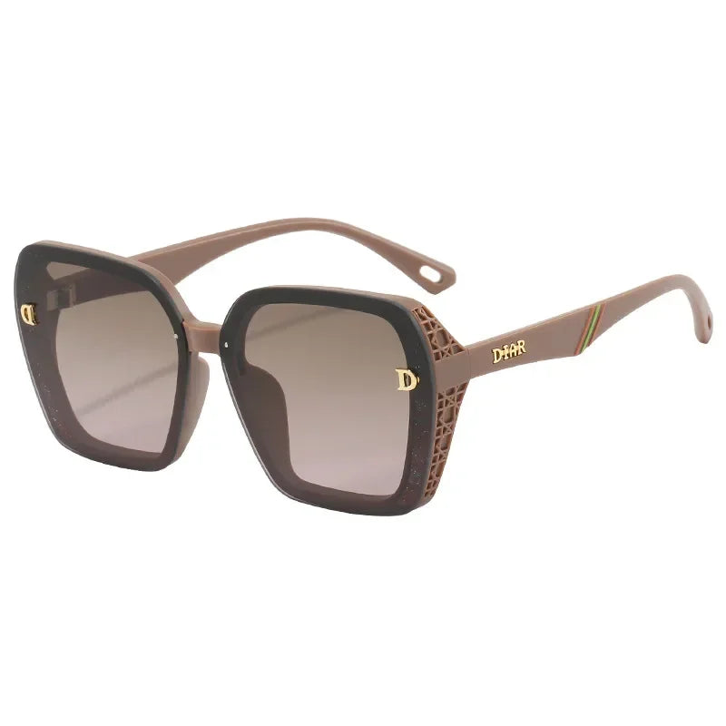‌‌2025 New Fashion D-Logo Square Sunglasses for Women Trendy Street Style Sun Glasses Unisex Outdoor UV400 Protection Goggles