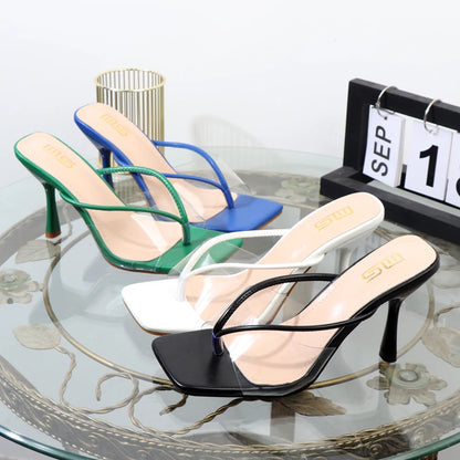 women stiletto flip flops