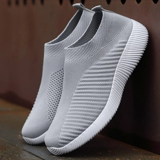 Breathable Flats Elastic Flat Shoes For Women Sneakers
