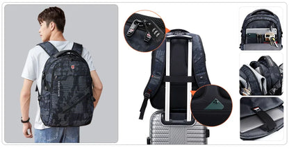 2025 Waterproof 17/20 Inch Laptop Backpack Men Airplane Travel Backpack Women Oxford Rucksack Male School Bag modern Mochila