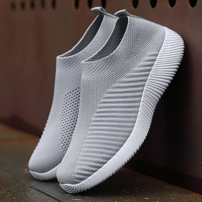 Breathable Flats Elastic Flat Shoes For Women Sneakers