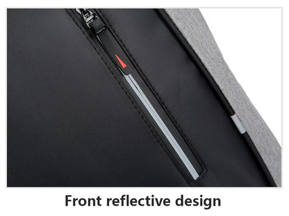 Waterproof Oxford Laptop Backpack for Men 15.6 Inch USB Charging Business Travel School Backpack High Capacity