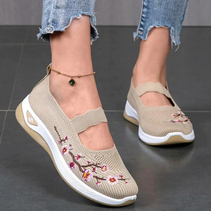 Women's Breathable Sneakers Summer Comfortable Casual Trainers