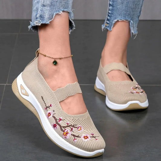 Women's Breathable Sneakers Summer Comfortable Casual Trainers