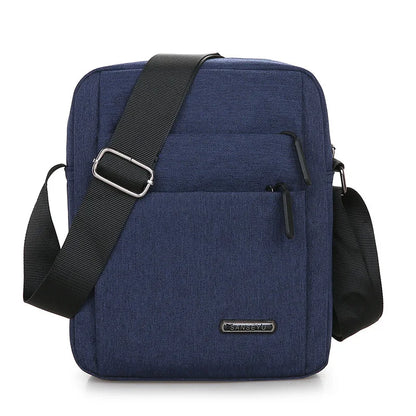 Oxford Men Crossbody Phone Bags, Multi-Layer Zipper Messenger Shoulder Bag Handbag & Purse for Business Travel Men's Bags Bolsas