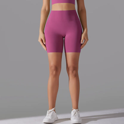 Yoga Shorts Women Fitness Shorts Running Cycling Shorts Breathable Sports Leggings High Waist Summer Workout Gym Shorts