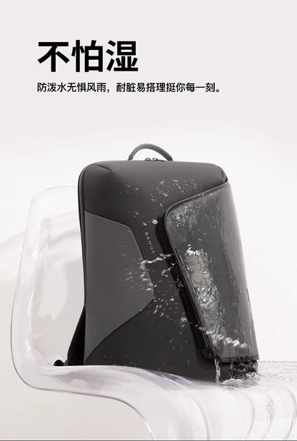 BANGE  Business Backpack with External USB Port Anti Splashing Water Travel Backpack