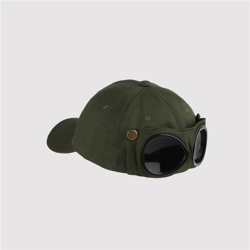 Aviator Hat Summer Personality Glasses Baseball Cap Female Unisex Sunglasses Male Cap Baseballcap Boys Cap