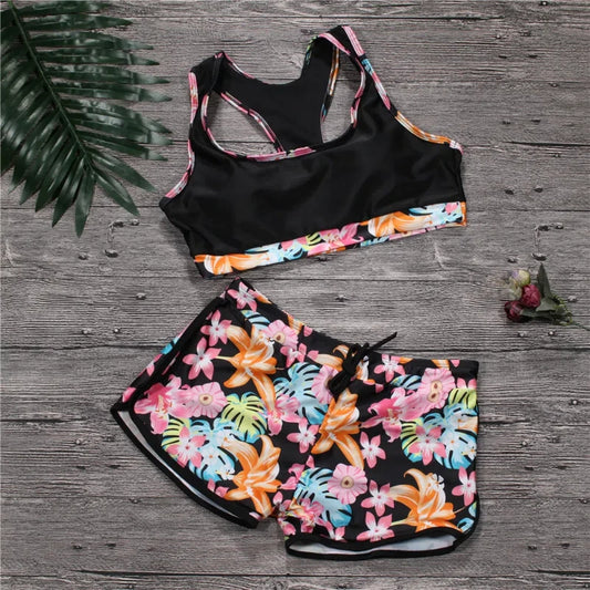 Swimsuit Women Sporty Tankini Sets