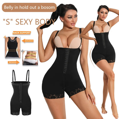 New Arrival High Compression Fajas Abdominal Board Post Surgery  Strapless Figure Corrector Tummy Control  Waist Body Shapewear