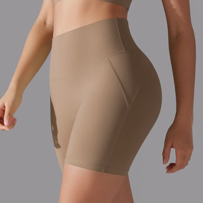 Yoga Shorts Women Fitness Shorts Running Cycling Shorts Breathable Sports Leggings High Waist Summer Workout Gym Shorts