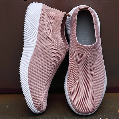 Breathable Flats Elastic Flat Shoes For Women Sneakers