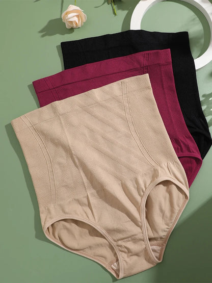 Seamless High Waist Shaping Panties For Women Slimming Tummy Control Waist Trainer Body Shaper Shapewear Butt Lifter Lingerie
