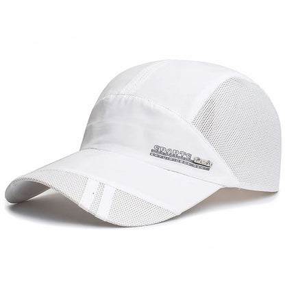 Quick Dry Men Baseball Cap for Sports Cool Mesh Summer Women Sun Hat Fishing Running Family Parent Teenager Cap