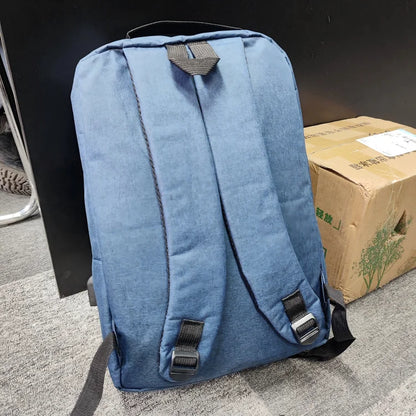Waterproof Oxford Laptop Backpack for Men 15.6 Inch USB Charging Business Travel School Backpack High Capacity