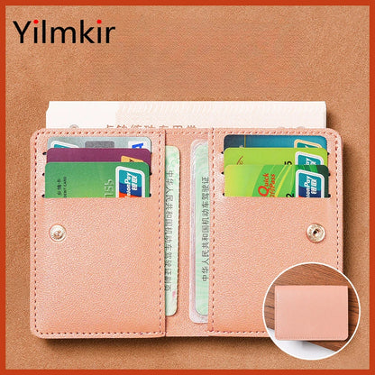 Simplicity Mini Folding Women's for Wallet PU Men Driver's License Credit Card Holder Storage Zero Monederos Purse