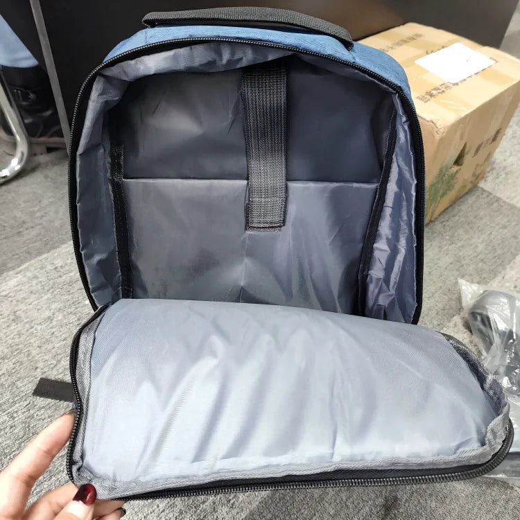 Waterproof Oxford Laptop Backpack for Men 15.6 Inch USB Charging Business Travel School Backpack High Capacity