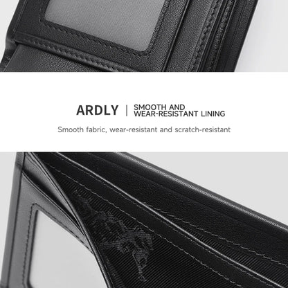 Septwolves Genuine Leather Wallets For Men Original Leather Wallet Man Cowhide Wolf Pattern With Brand Box Father Lover Gift